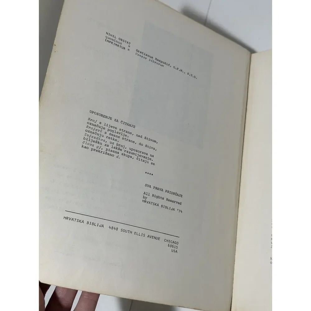 N/A hrvatska biblija
